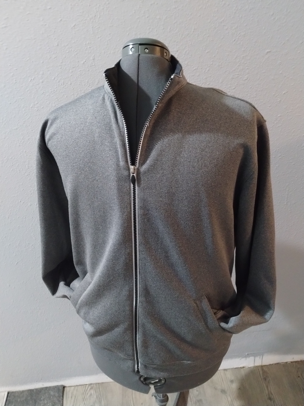 Pebble Beach Full-Zip Gray Jacket Men's XL